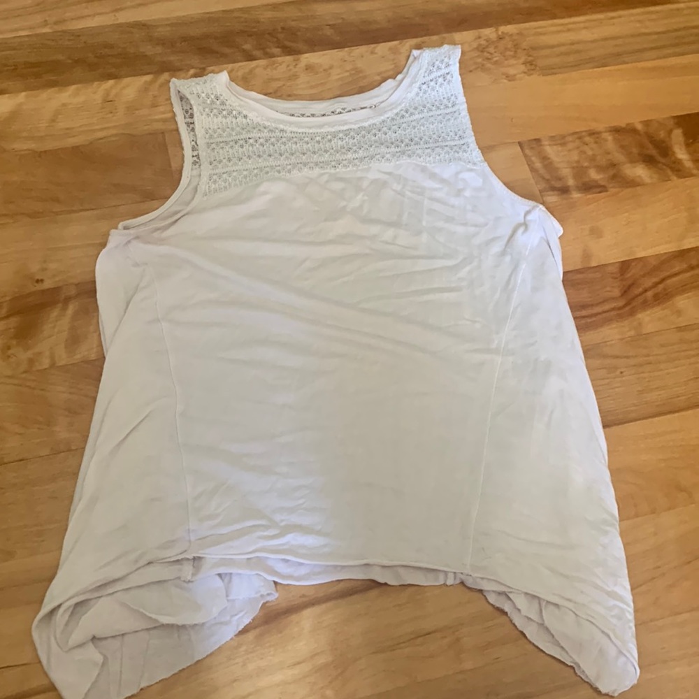 American eagle soft and sexy off white tank top